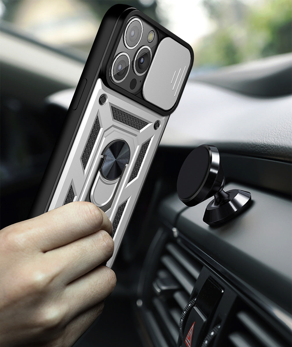 iPhone 13 Pro Sliding window with kickstand Phone Case