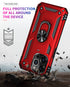 iPhone 14  Pro Dual Colors Ring Magnetic GPS car mount Phone Holder Case