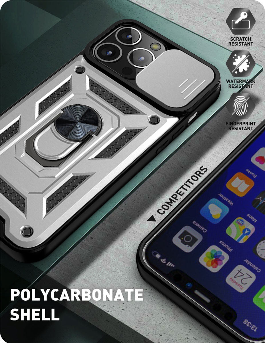 iPhone 13 Pro Sliding window with kickstand Phone Case