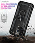 iPhone 14  Pro Dual Colors Ring Magnetic GPS car mount Phone Holder Case