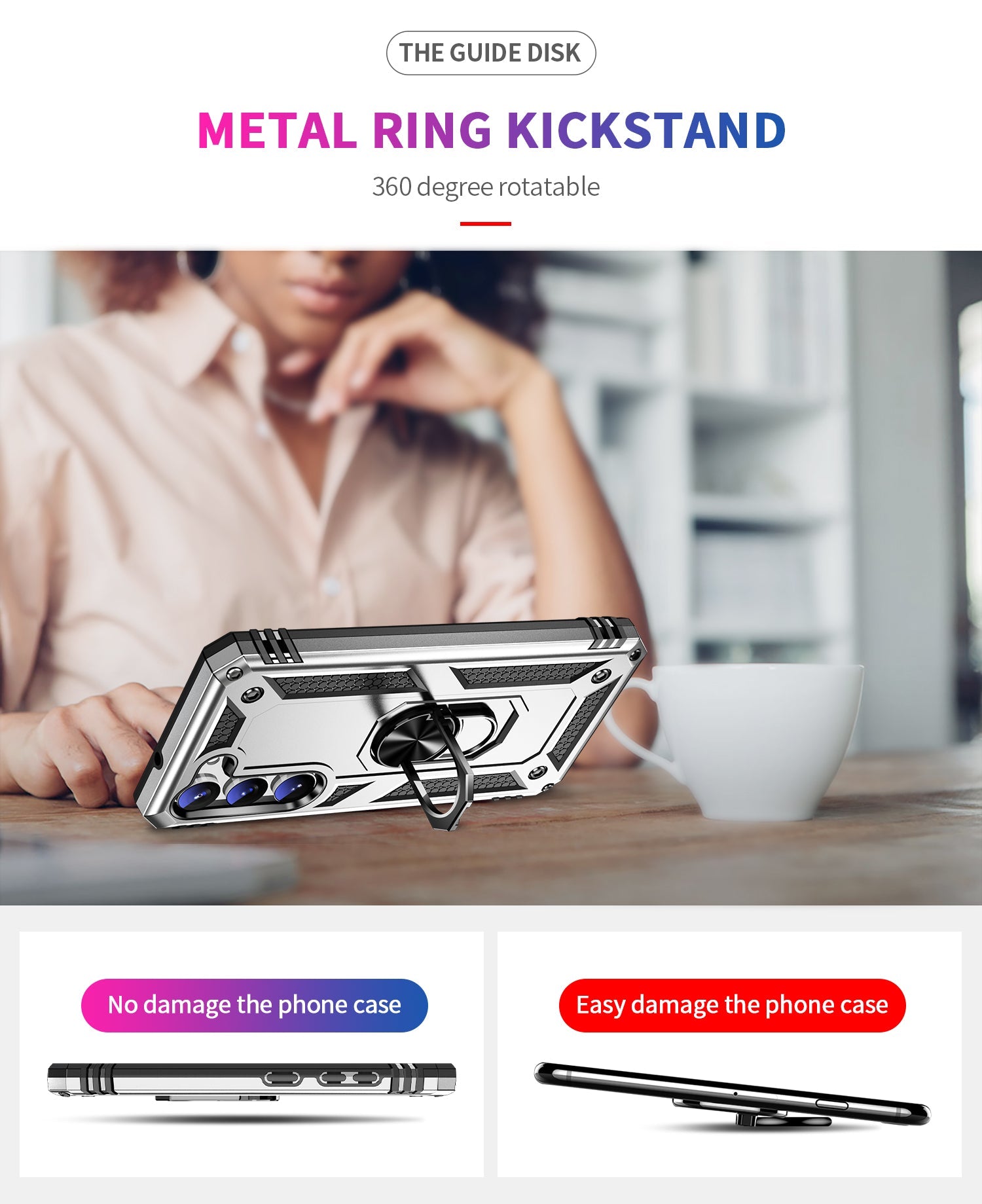 Samsung Galaxy S23 Case Ring Magnetic GPS car mount Phone Holder case