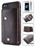 Kickstand Wallet Case with Credit Card Pockets for iPhone 8&7 Plus