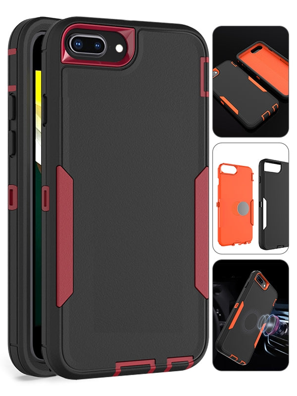 iPhon 6/7/8 Plus(5.5") Adsorbable  fully protected heavy-duty shockproof housing case