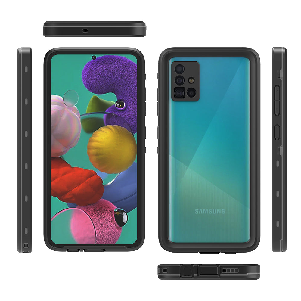 Waterproof case for Samsung Galaxy A51(4G)-Black