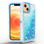 Transparent Floating Glitter Heavy Duty Case  for iPhone 13 mini
