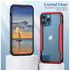HLC Case for iPhone 13 Pro Max Full Body Bumper Case with Clear Back Panel Protector