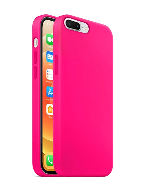 iPhone 8/7/6 Plus Colorful Liquid Silicone Gel Rubber Case