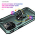 iPhone 14  Pro Dual Colors Ring Magnetic GPS car mount Phone Holder Case