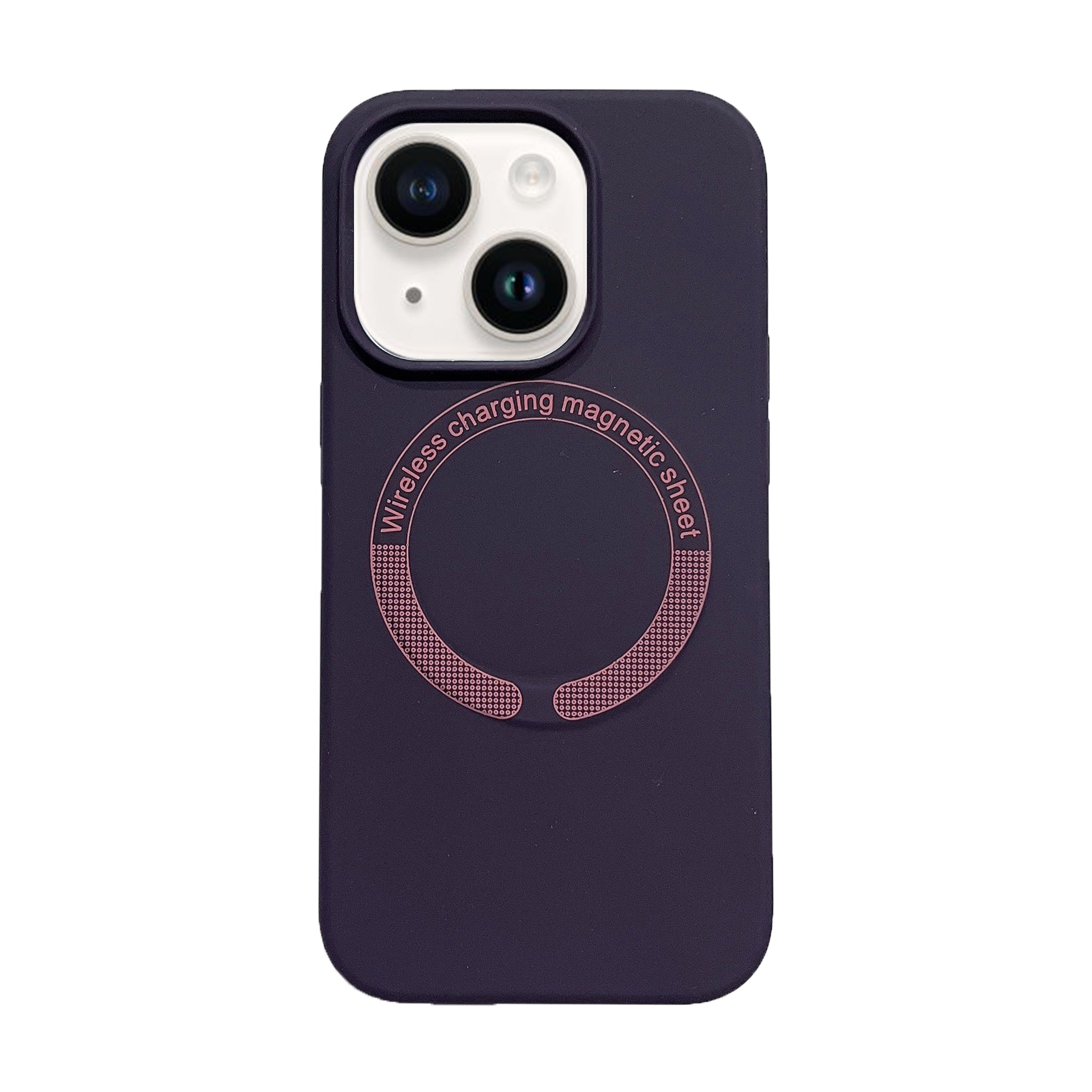 iPhone 14/13 Magnetic Absorption Silicone Protective Shell Case