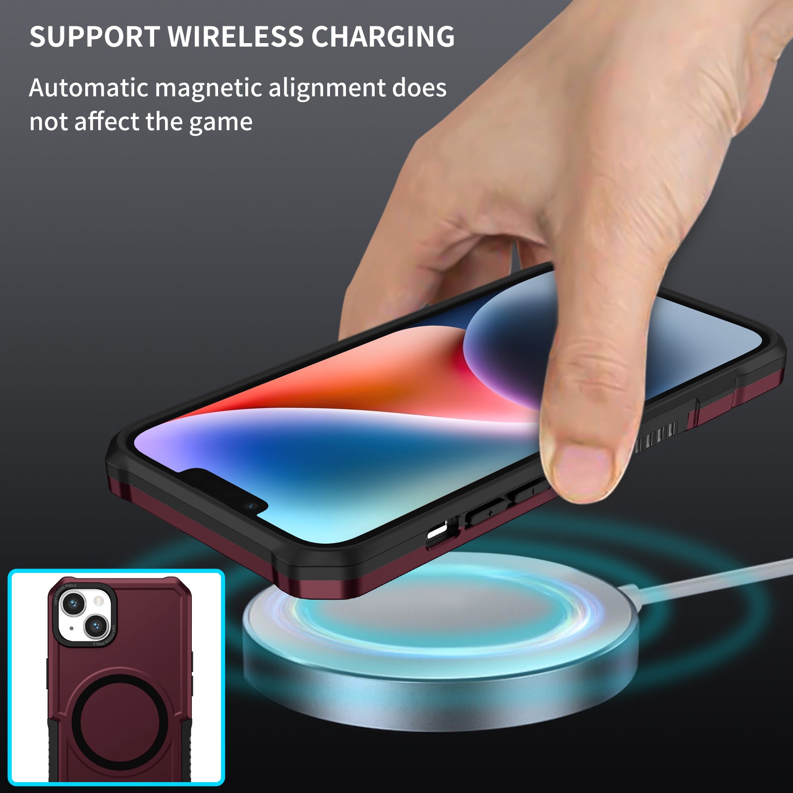 iPhone 14/13 magsafe Fall prevention Case