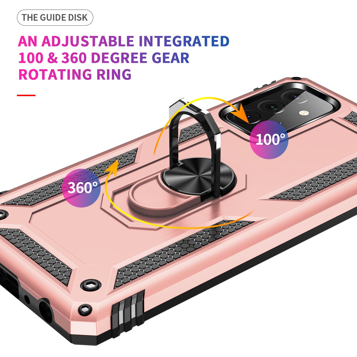 Ring Magnetic GPS car mount Phone Holder for Samsung Galaxy A72(5G)Case