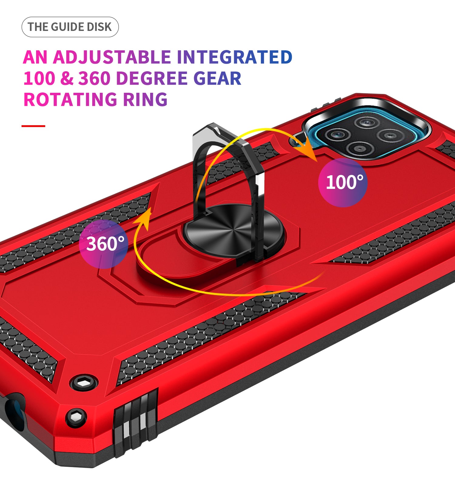Samsung Galaxy A12(5G) Ring Magnetic GPS car mount Phone Holder