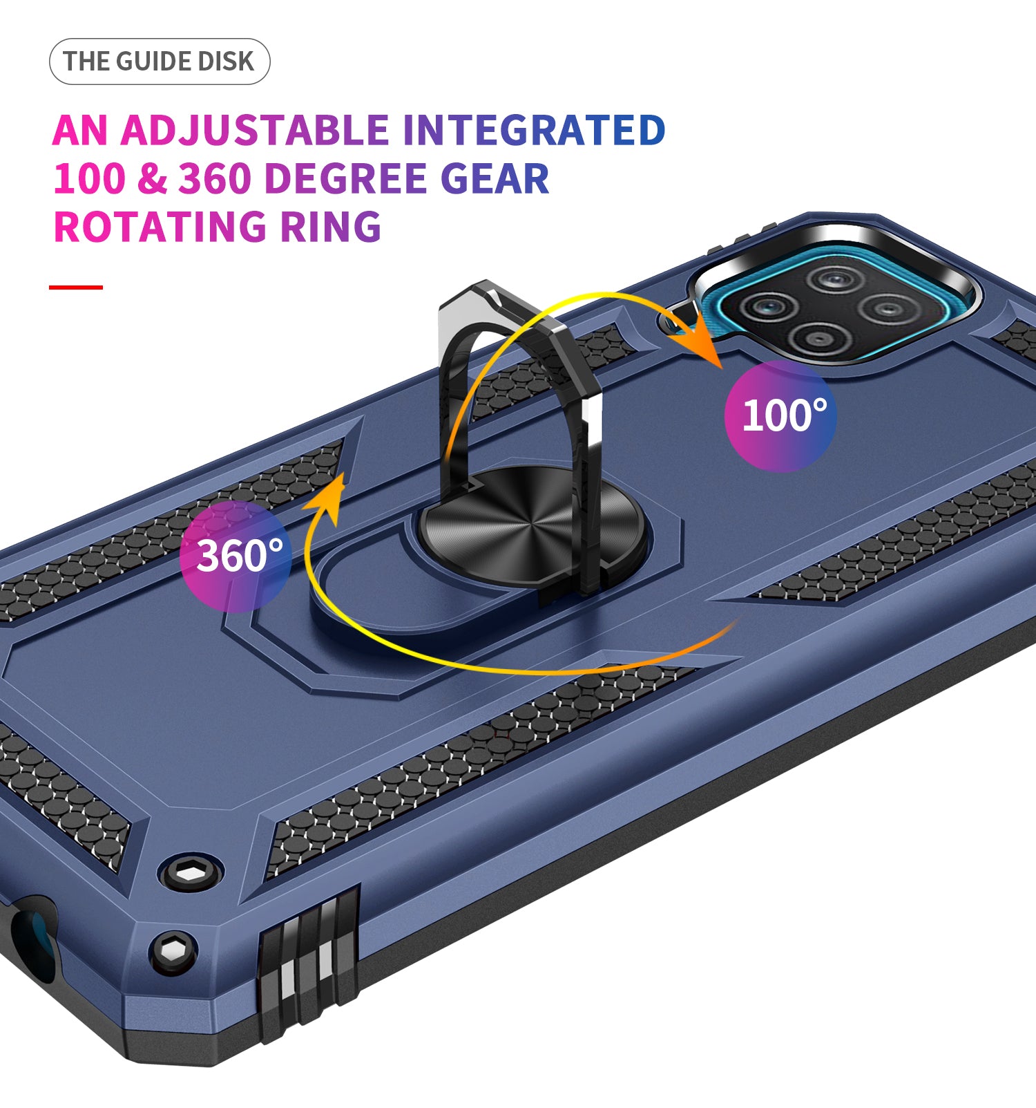 Samsung Galaxy A12(5G) Ring Magnetic GPS car mount Phone Holder