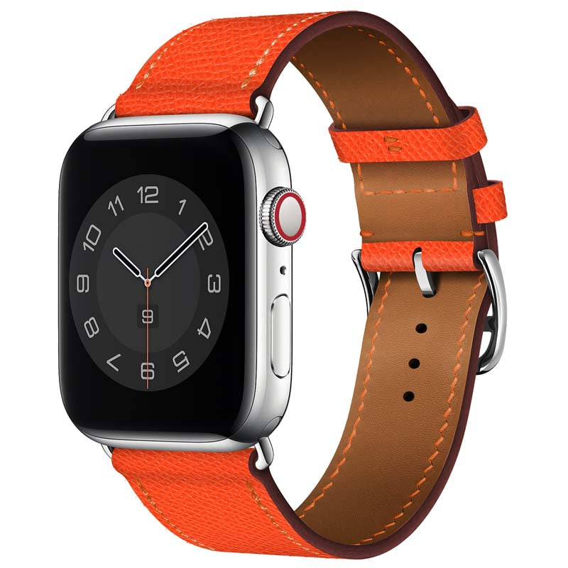 42/44/45/49 mm Color series leather strap suitable for Apple watch8/Ultra