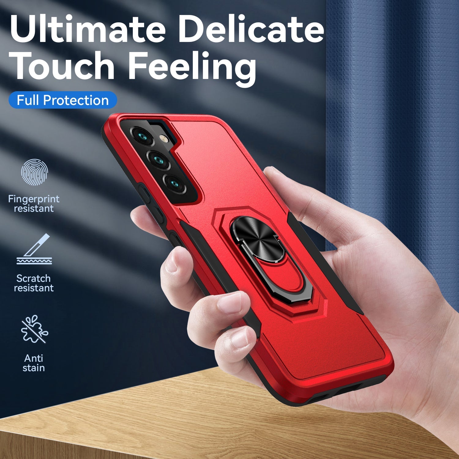 Samsung Galaxy S23 Kickstand fully protected heavy-duty shockproof case