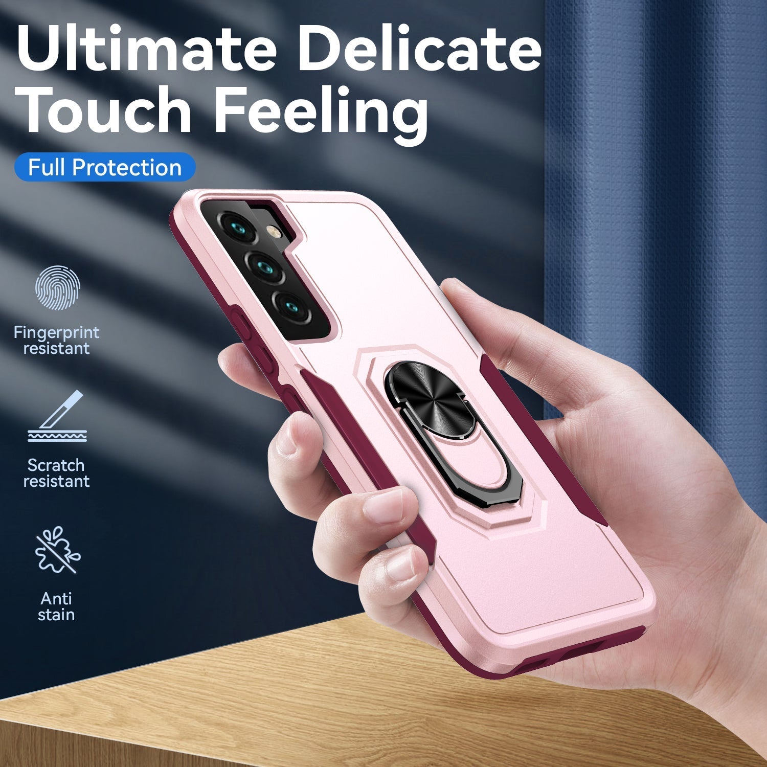 Samsung Galaxy S23 Plus Kickstand fully protected heavy-duty shockproof case