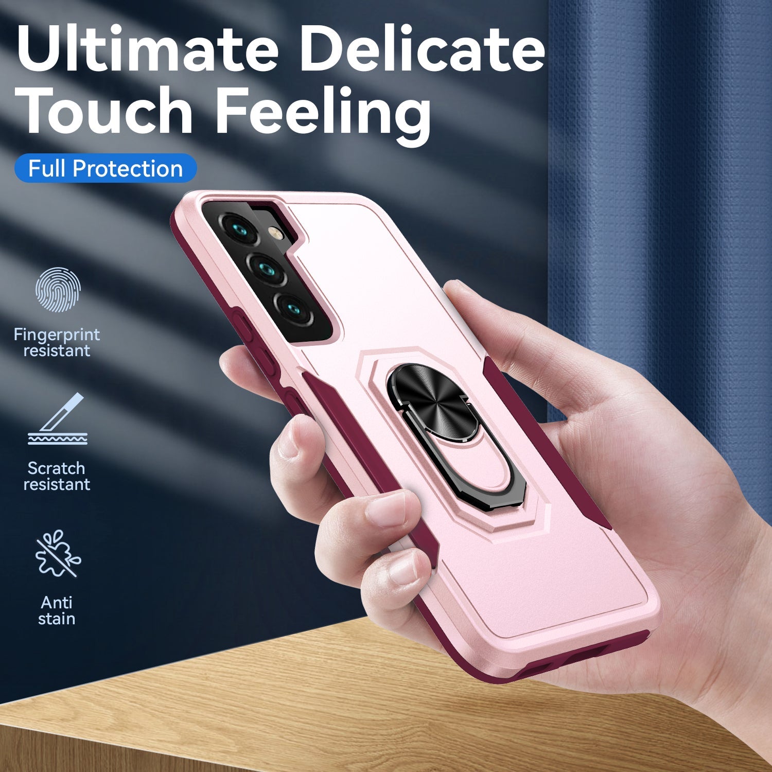 Samsung Galaxy S23 Kickstand fully protected heavy-duty shockproof case