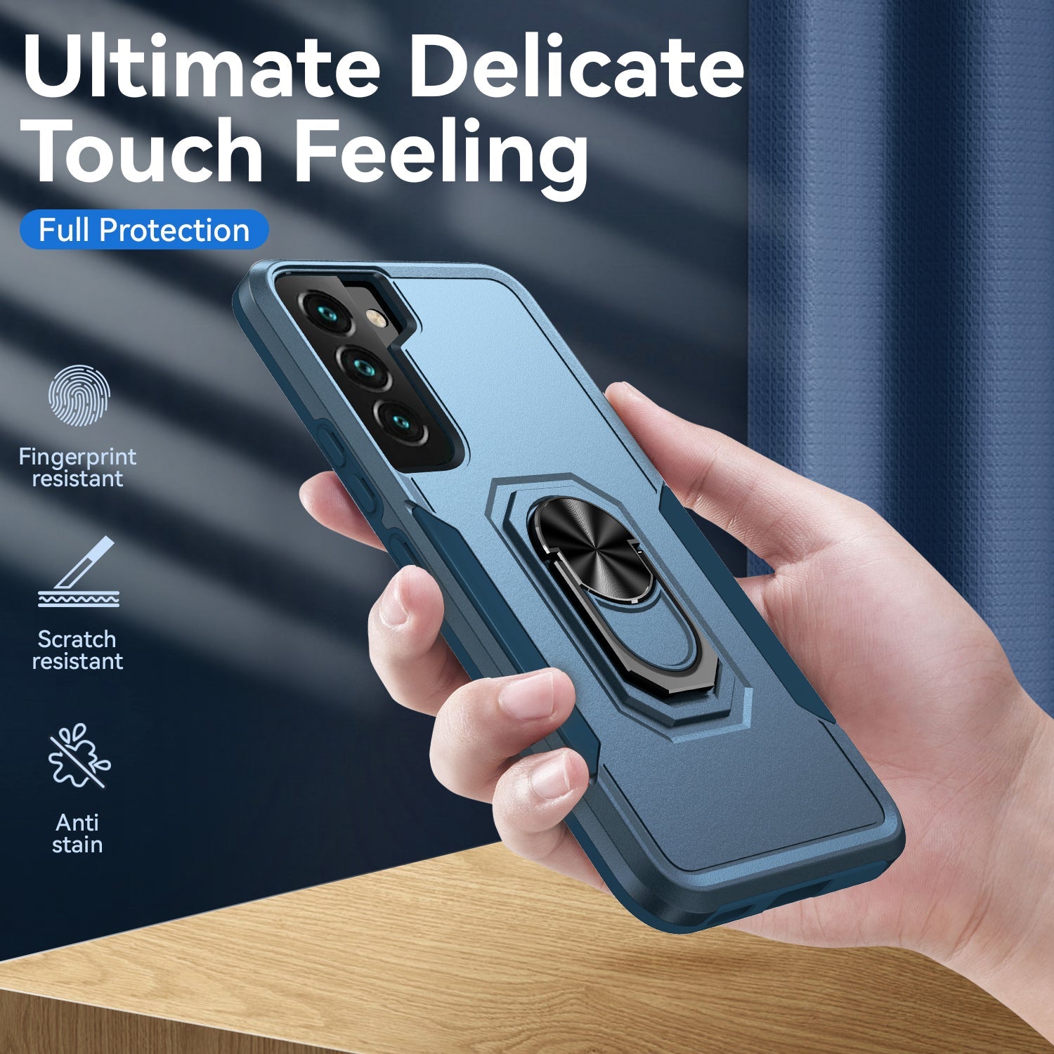 Samsung Galaxy S23 Kickstand fully protected heavy-duty shockproof case