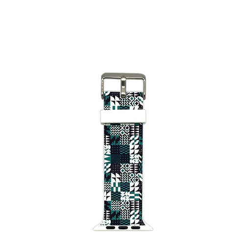 Apple Watch Series 4/3/2/1 with Silver Buckle Rubber Design Colorful Replacement i Watch Bands