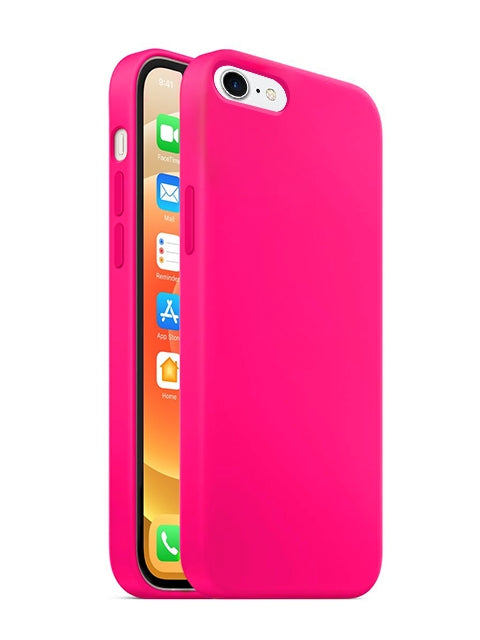 iPhone 8/7/6  Colorful Liquid Silicone Gel Rubber Case