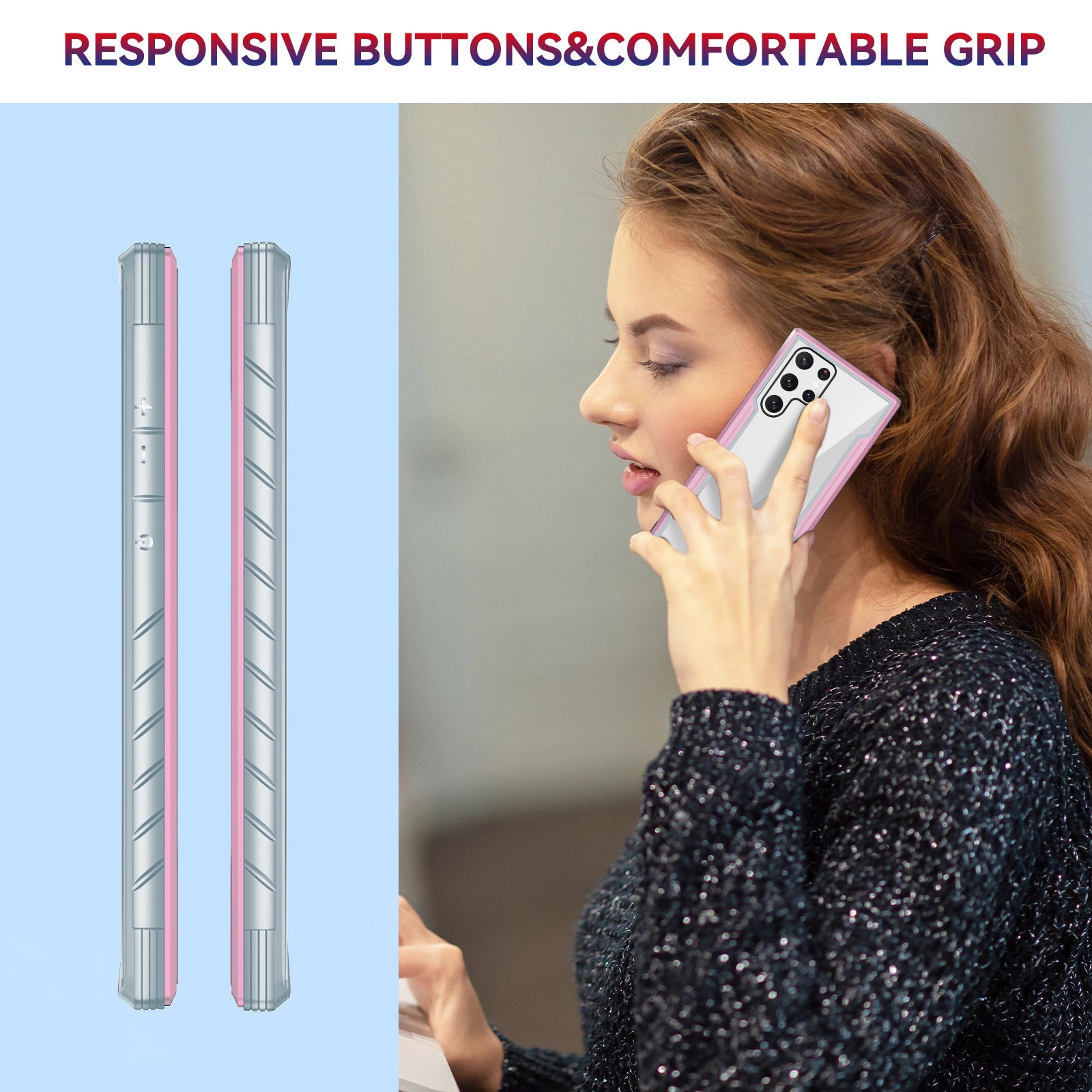 Samsung Galaxy S23 UItra case Color bumper full body heavy protection design case