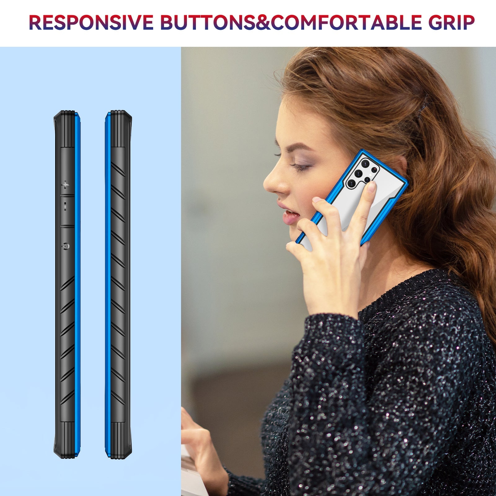Samsung Galaxy S23 UItra case Color bumper full body heavy protection design case