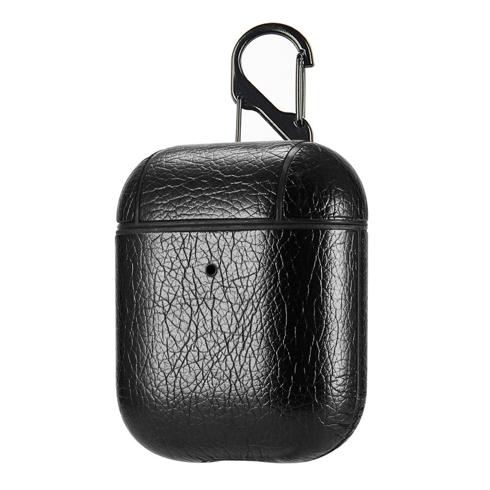 AirPods Case Protective Leather Cover and Skin Compatible with Apple AirPods