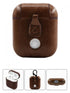 AirPods Case Protective Leather Cover and Skin Compatible with Apple AirPods