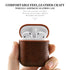 AirPods Case Protective Leather Cover and Skin Compatible with Apple AirPods