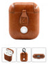 AirPods Case Protective Leather Cover and Skin Compatible with Apple AirPods