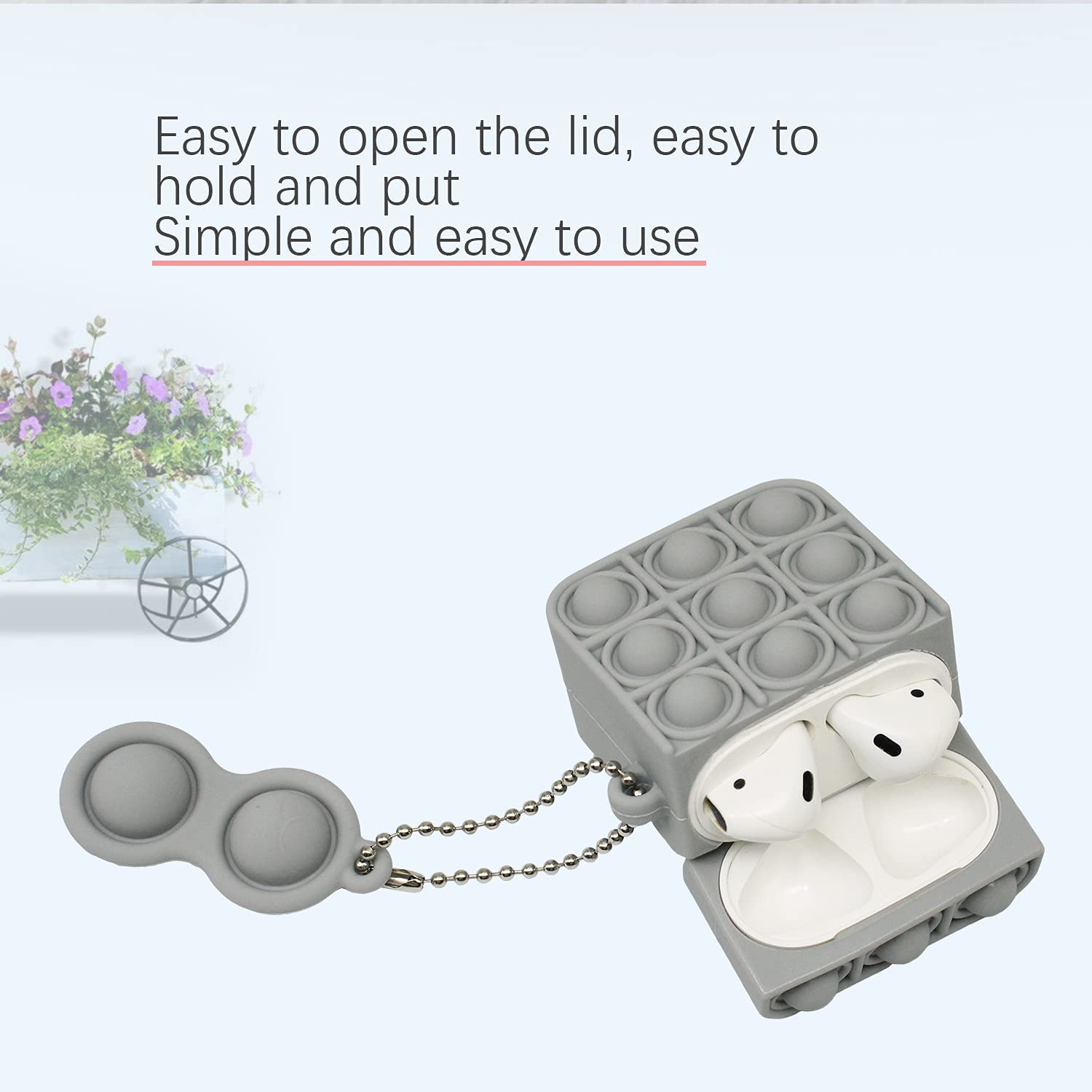 3D Press bubble sense for AirPods  case