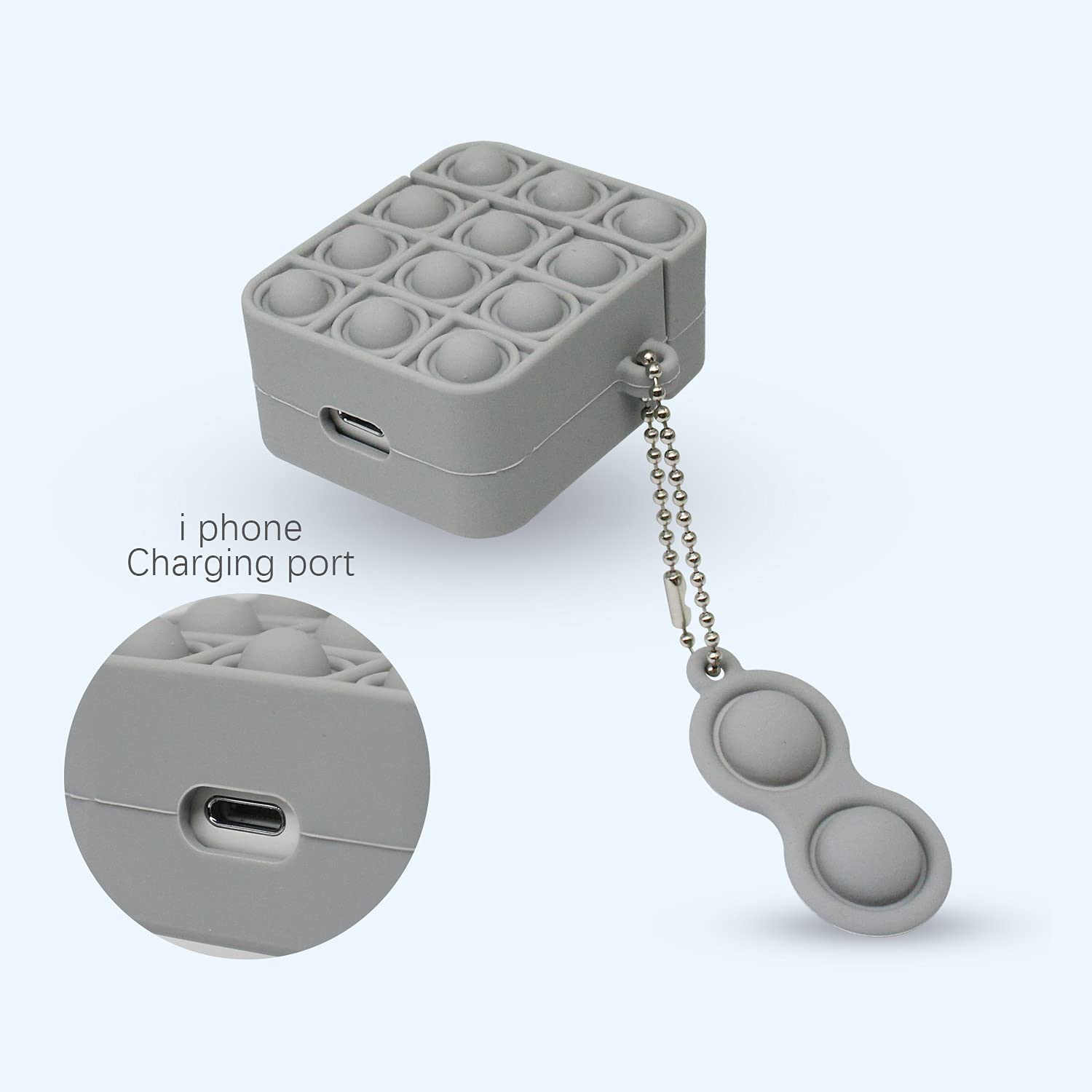 3D Press bubble sense for AirPods  case