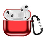 TPU electroplated protective cover for apple AirPods 3