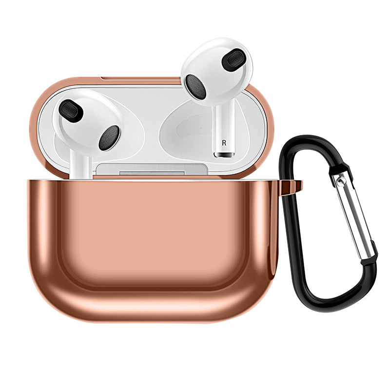 TPU electroplated protective cover for apple AirPods 3