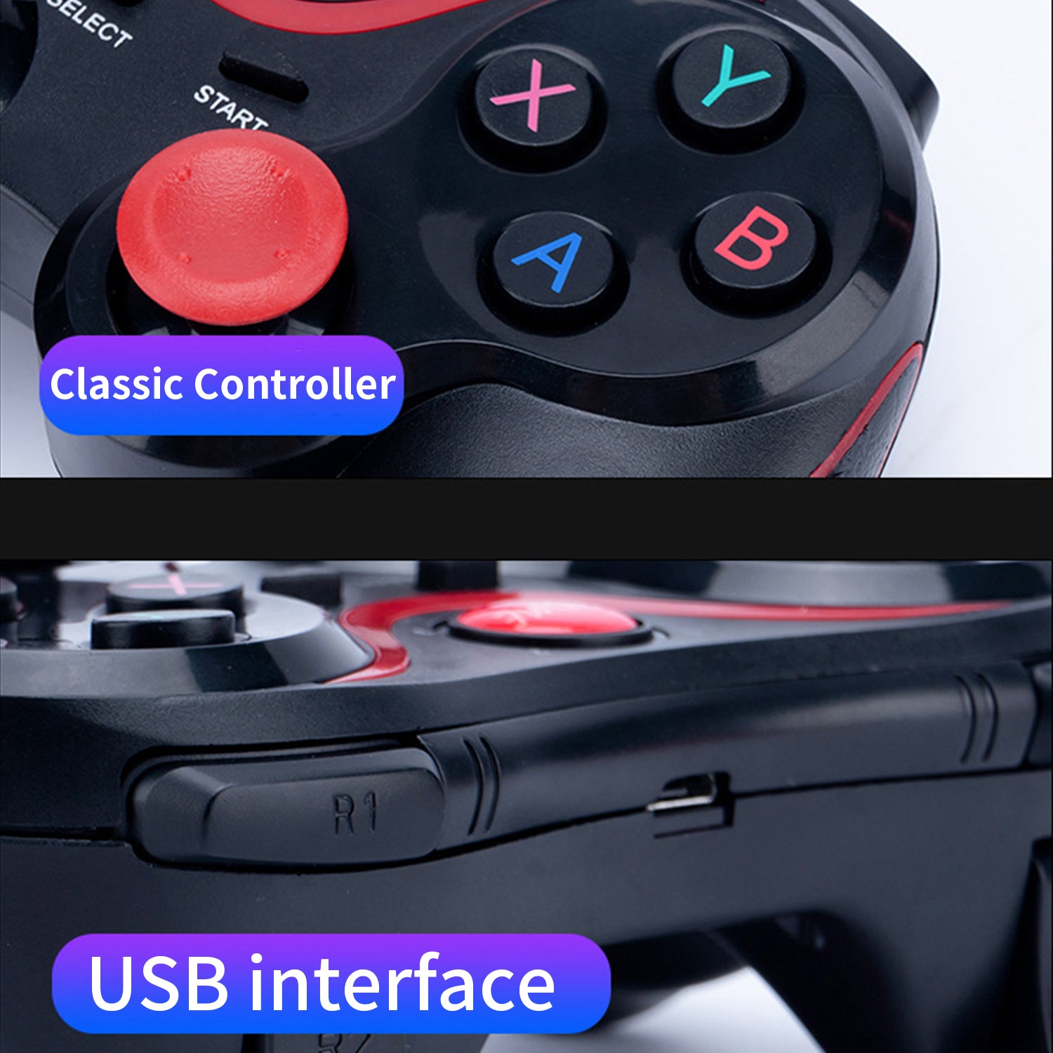 Wireless Bluetooth mobile phone holder receiver game handle
