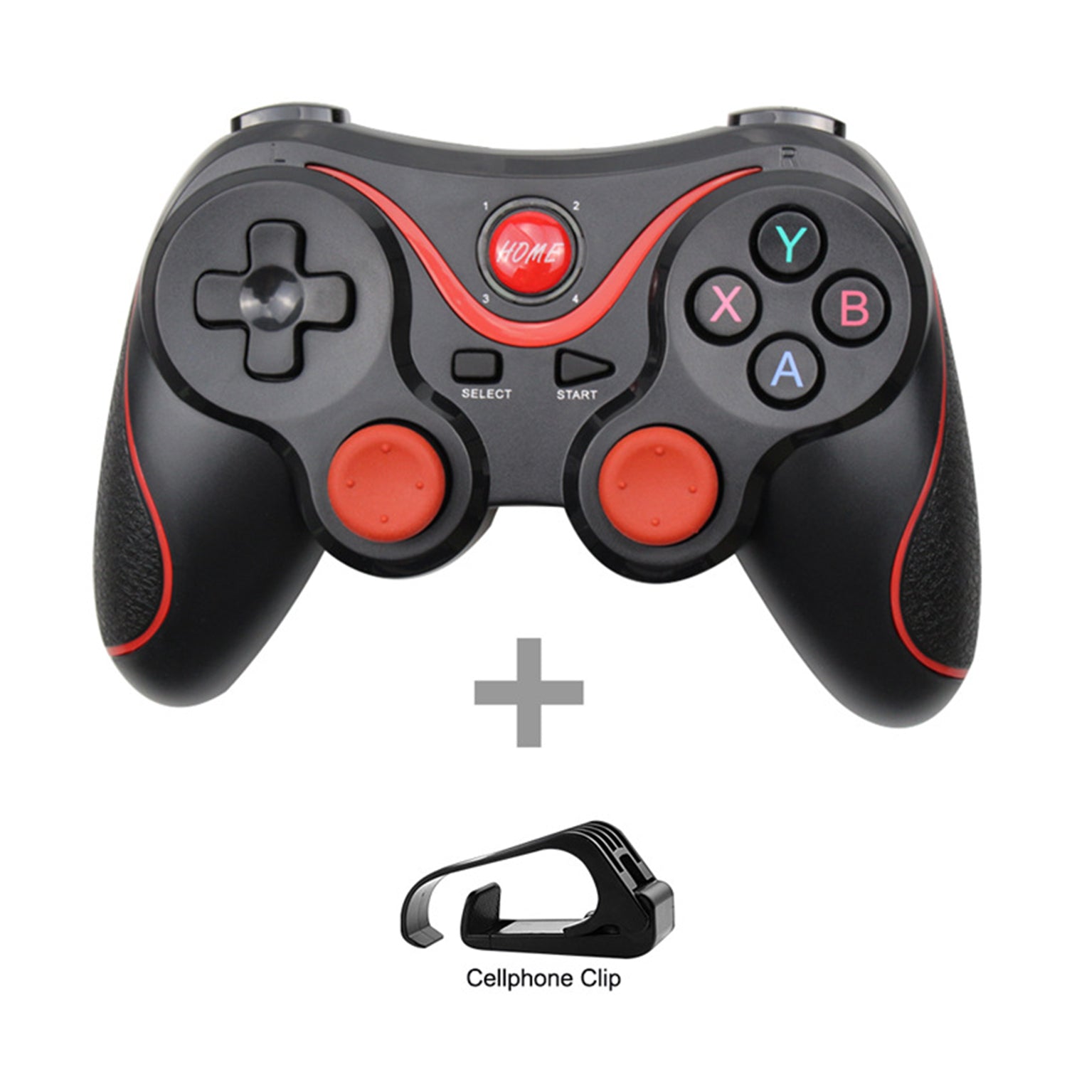 Wireless Bluetooth mobile phone holder receiver game handle