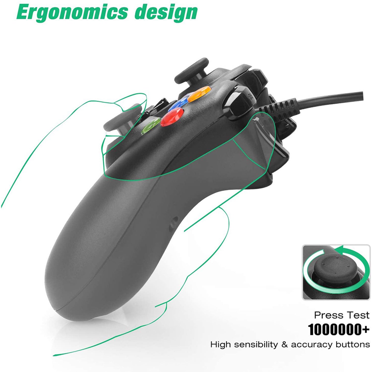 Wired game handle