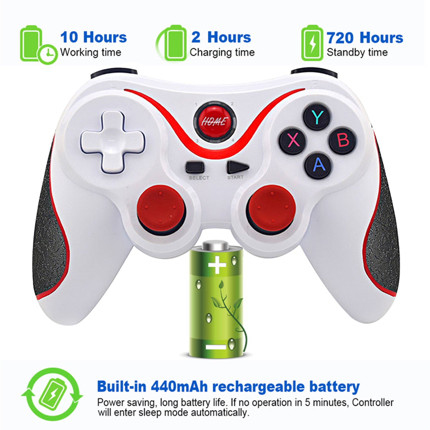 Wireless Bluetooth mobile phone holder receiver game handle