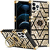TPU Luxury Blue Stripe Fashion Case with Kickstand for iPhone 13Pro