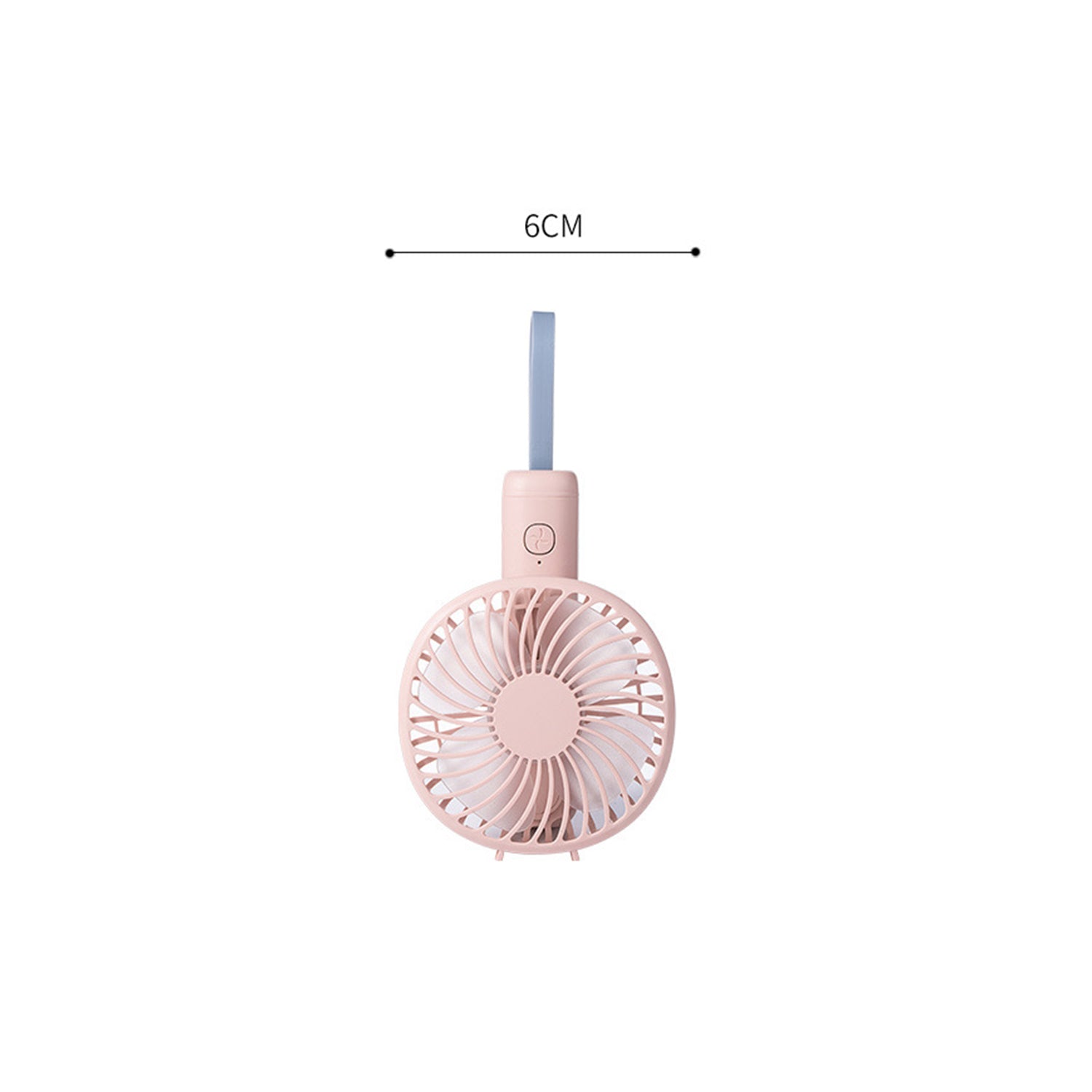 Folding cord sling charging treasure fan