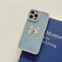 iPhone 13 Pro Diamond frame color electroplating bow case