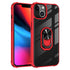 Ring Magnetic GPS car mount Phone Holder Case wiht Transparent Acrylic for iPhone 13 (5.4 ")-Black