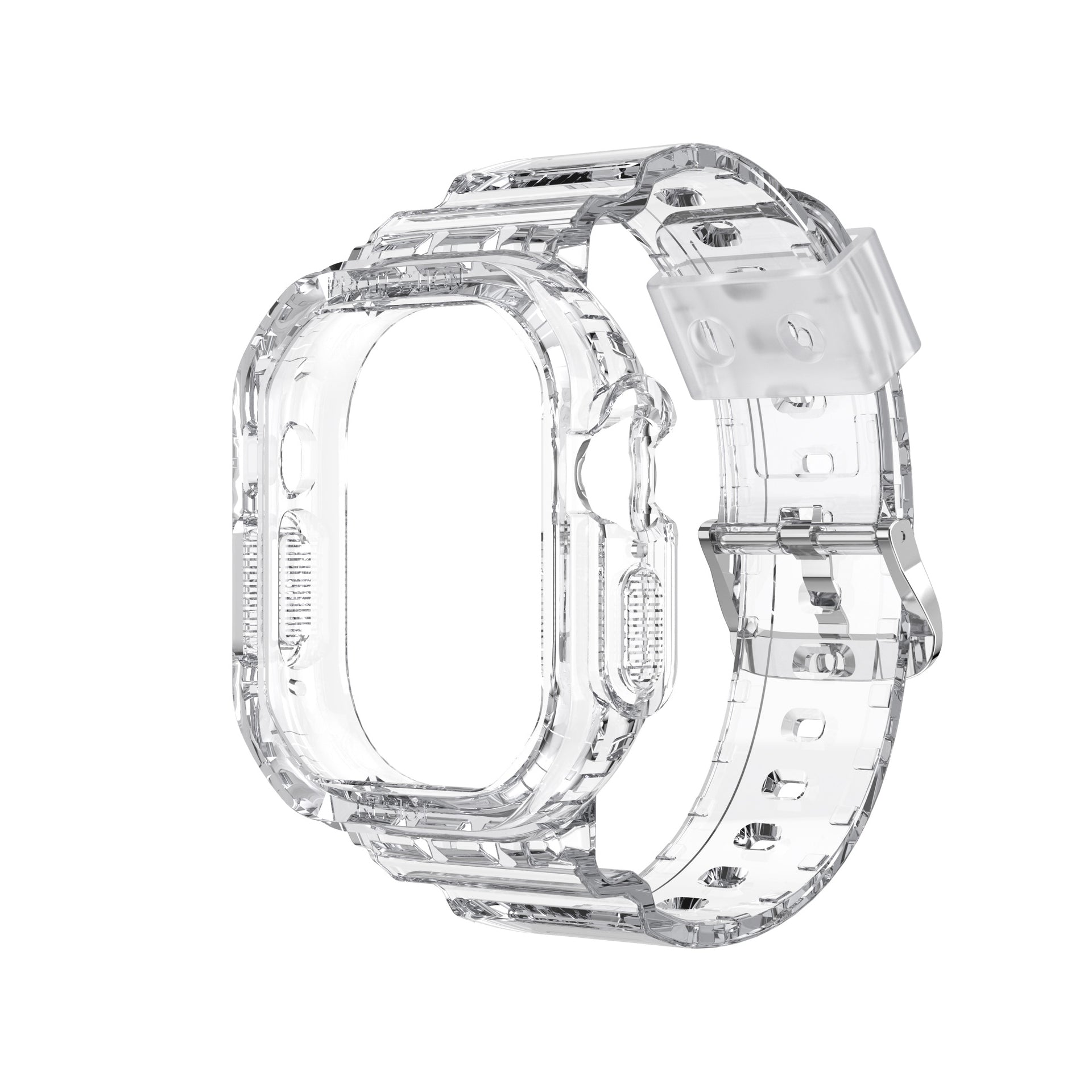 49mm Glacier transparent jelly strap,Esuitable  for Apple Watch series Ultra