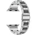 38/40/41mm Suitable for Apple metal strap Apple Watch Strap 2 / 3 / 4 / 5 / 6 / 7 diamond inlaid three bead stainless steel strap
