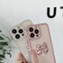 iPhone 13 Pro Diamond frame color electroplating bow case