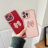 iPhone 13 Pro Diamond frame color electroplating bow case