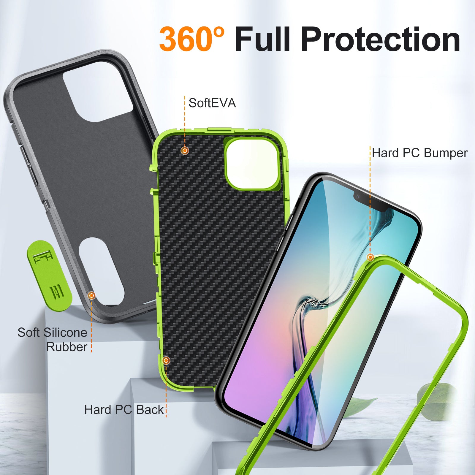 iPhone 13 Kickstand anti-dropProtection Case