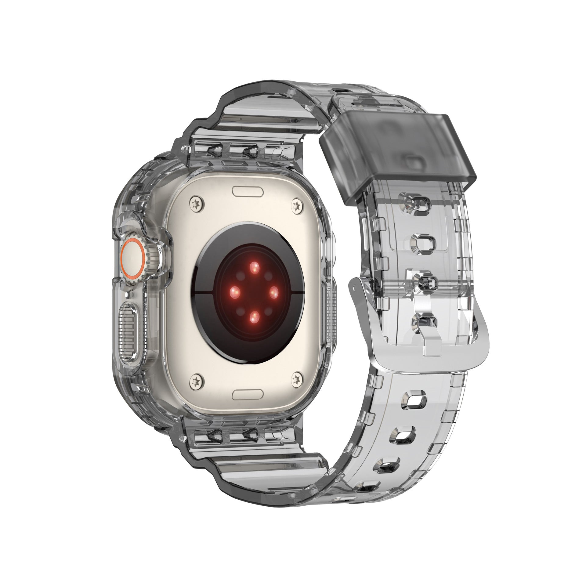 49mm Glacier transparent jelly strap,Esuitable  for Apple Watch series Ultra