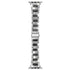 38/40/41mm Suitable for Apple metal strap Apple Watch Strap 2 / 3 / 4 / 5 / 6 / 7 diamond inlaid three bead stainless steel strap
