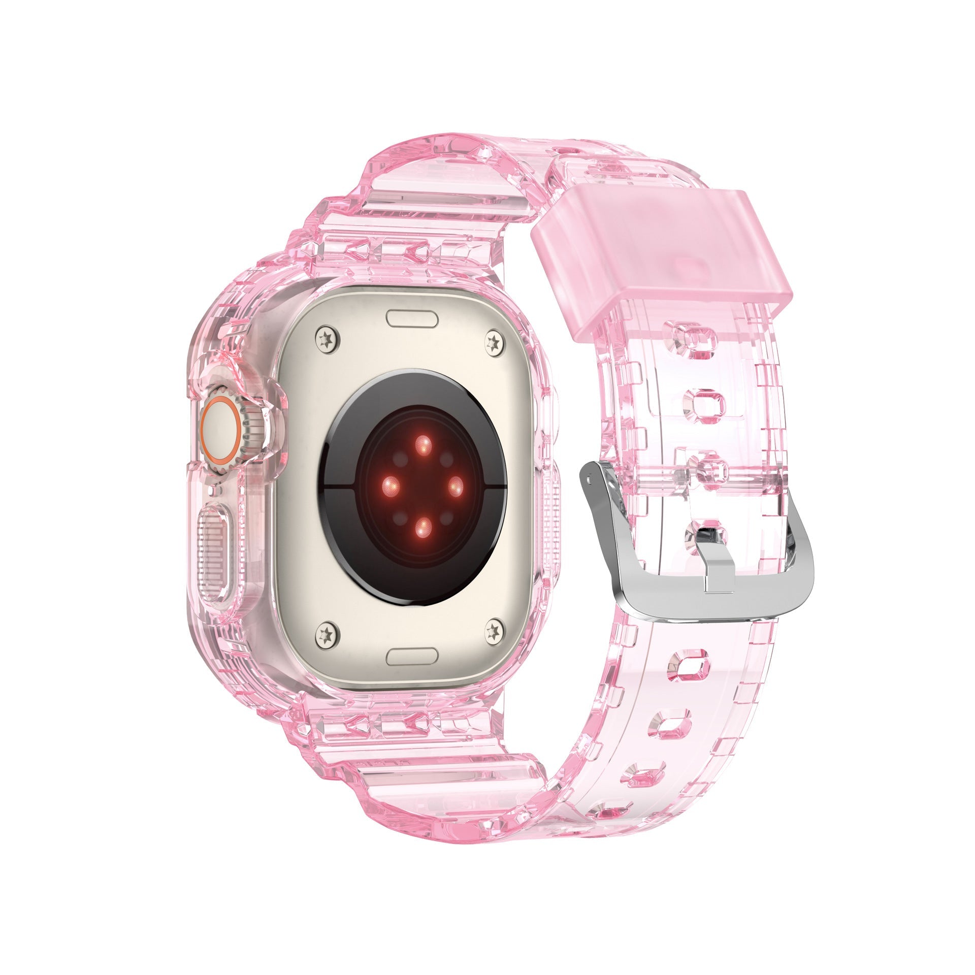 49mm Glacier transparent jelly strap,Esuitable  for Apple Watch series Ultra